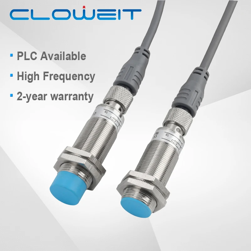 Cloweit IP66 M18 Position Control Plug in Automatic Inductive Proximity Sensor LMT18