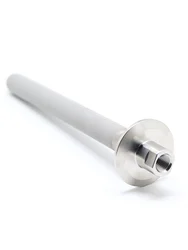 SS316L Stainless steel Carbonation Stone. TC50.5 Tri Clamp Fitting With 1/4" NPT Length 4inch 6inch 8inch 10inch 12inch