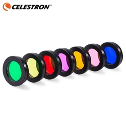 7pcs/Set 1.25 inch Filters Kit Nebula Filter Moon Sun Colorful Filter For Telescope Eyepiece Optical Lens