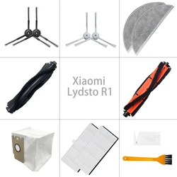 Mop Cloth główne szczotki worki na kurz akcesoria do Xiaomi Lydsto R1 odkurzacz automatyczny szczotka boczna wymiana części filtra Hepa