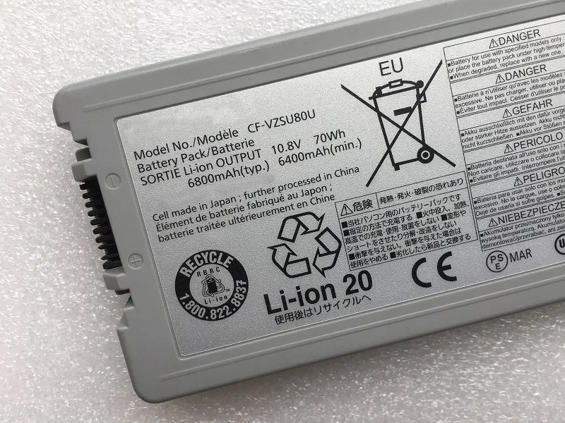 Imagem -04 - Supstone-bateria do Portátil para Panasonic Toughbook Cf-vzsu80u Cf-vzsu82u Cf-vzsu83u Cf-c2 10.8v 70wh 94wh