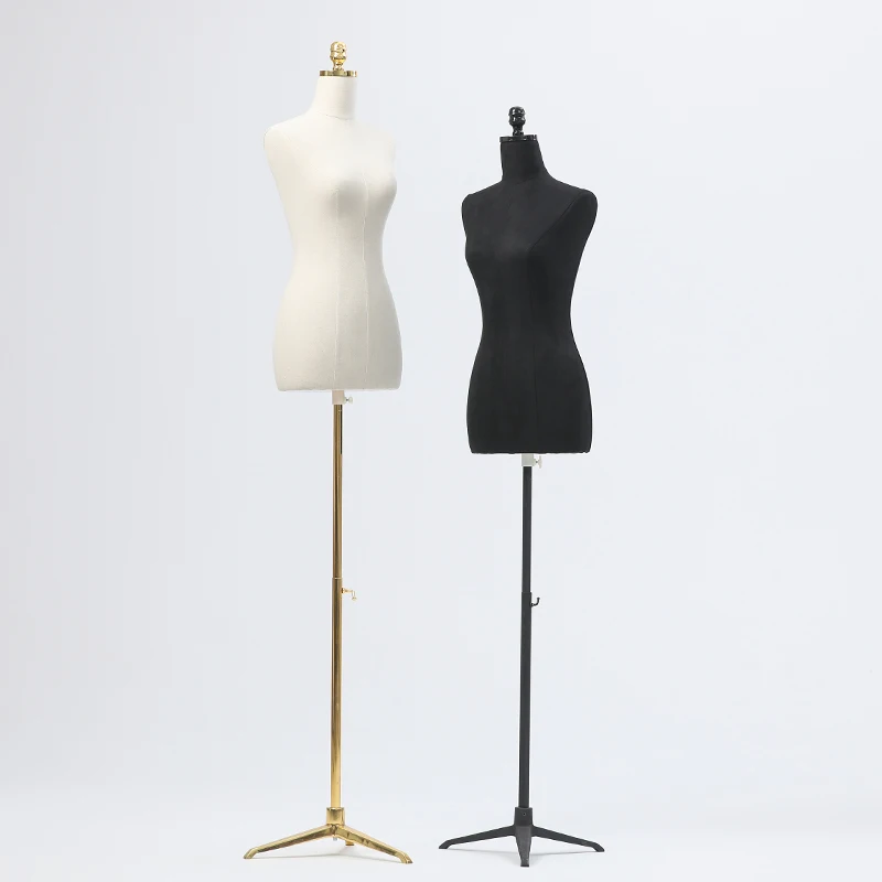 

No Arm Color Full Head Mannequin Body Stand for Female, Wedding Dress Sewing, DIY Model, Flexible Women, Adjustable Rack,D397