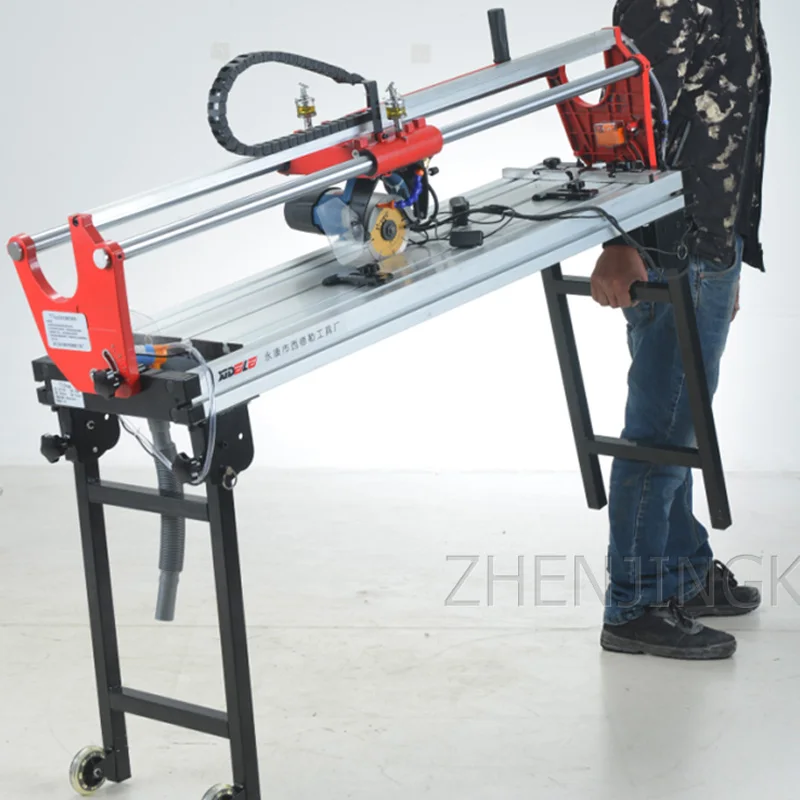 Fully Automatic Cutting Machine Desktop Ceramic Tile Stone Multifunction Electric Tool 220V Dry Cut Wet Cut 800/1000/1200/1800MM