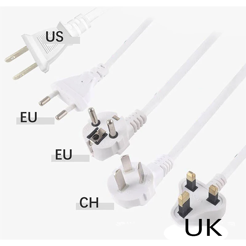 EU/UK /US Plug Power Streifen 3 USB Port Ladegerät Buchse, 3000WMultiple Tragbare Reise Stecker Adapter 2M Verlängerung Kabel Buchse