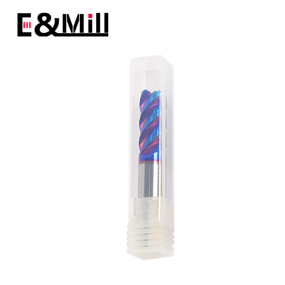 HRC65 4 flet stal wolframowa frez z węglika frez CNC ze stali nierdzewnej specjalne narzędzie CNC 1-20mm frez trzpieniowy