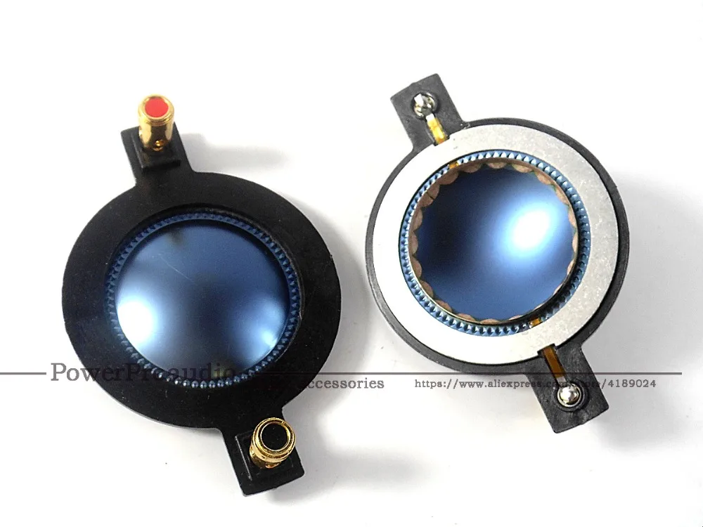 Hiqh جودة الحجاب الحاجز ل 1.75 "الأزرق التيتانيوم المتكلم النقي شقة الألومنيوم سلك مسطح الأزرق 8 أوم