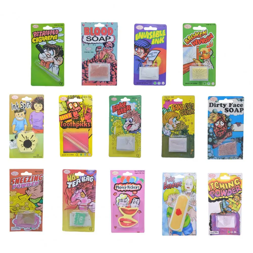 2 pz/set prurito in polvere giocattoli ingannevoli pesce d'aprile novità regalo sicurezza Non bambini festa per adulti divertimento Spoof giocattoli necessari