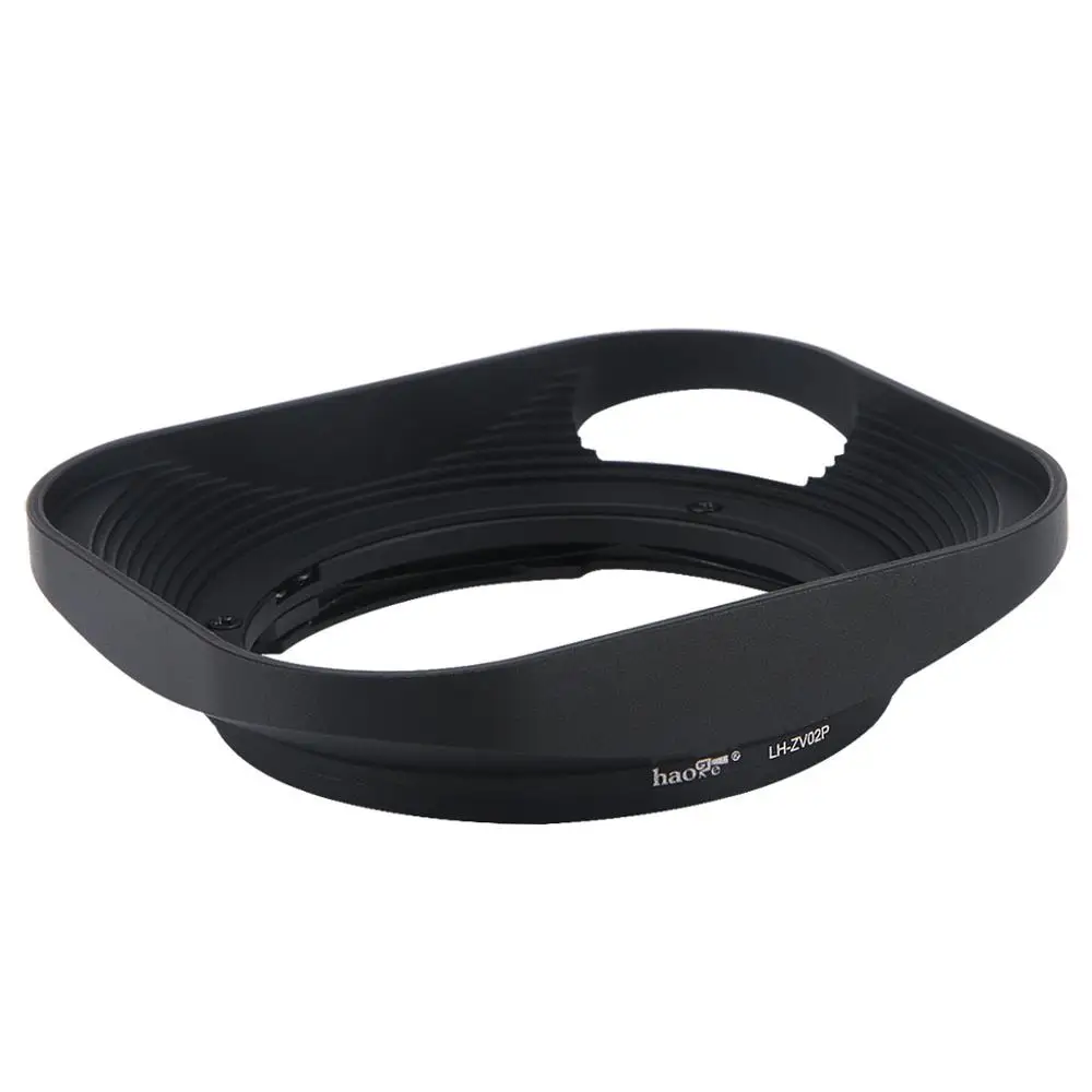 Haoge LH-ZV02P Metal Square Lens Hood for Carl Zeiss Planar T* 2/50 50mm f2 ZM, 35mm/F2 Lens Hollow Out