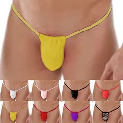 Männer flüssige Stretch sexy Signalhorn beutel Tanga Unterwäsche durchsichtige Mesh-Schnitt g Strings Höschen шорты мужские