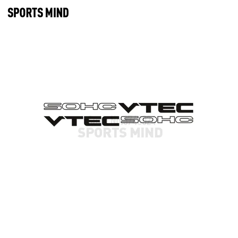 1 ペア SOHC VTEC ビニールステッカーデカール自動車カースタイリング