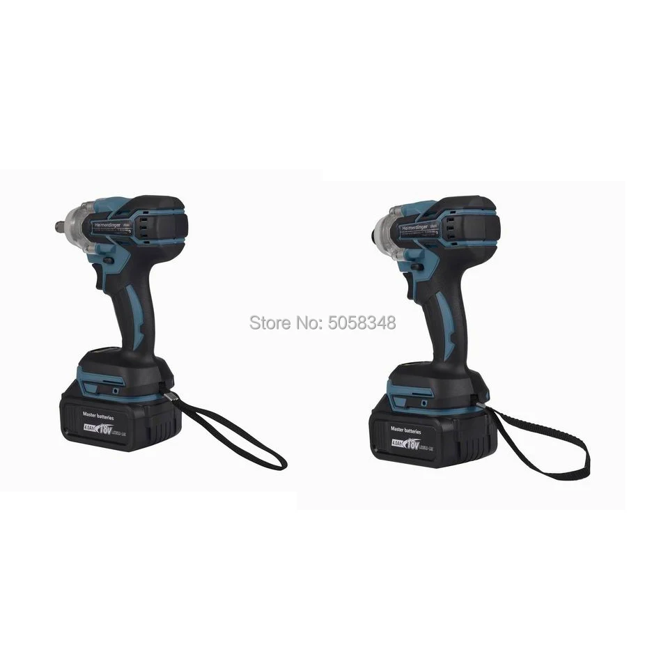Elektrische Oplaadbare Borstelloze Slagmoersleutel Draadloze En Borstelloze Impact Driver Boor Combo Met Twee 18V 4.0Ah Batterij