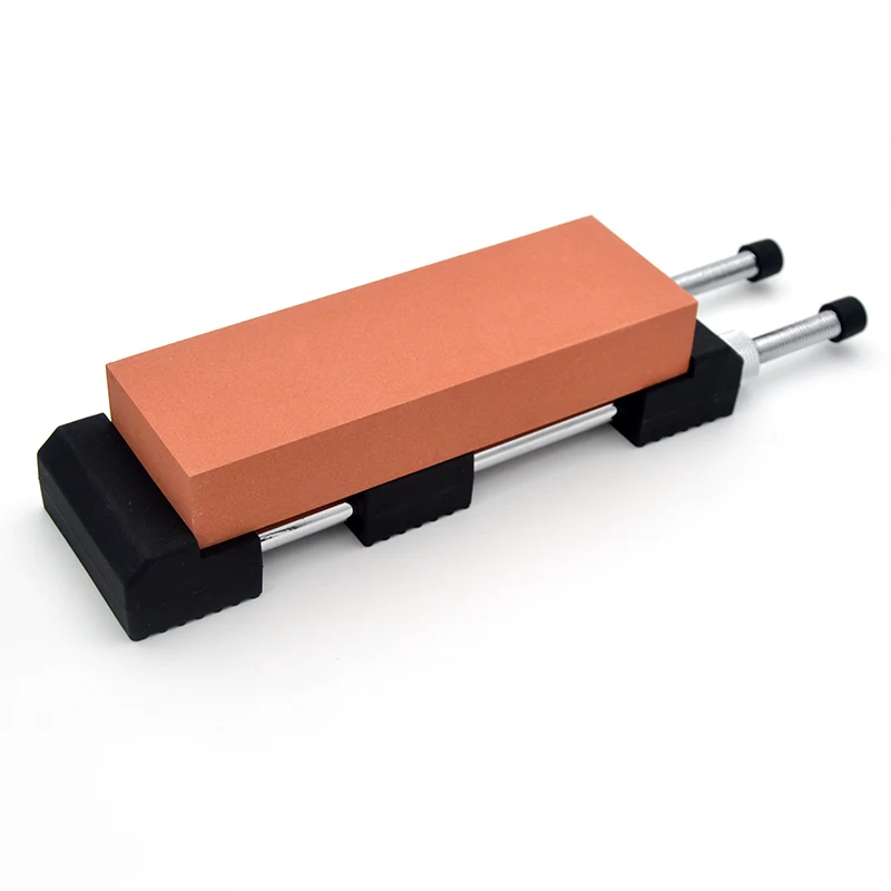 RISAMSHA Sharpening Stone Holder Waterstone holder Grindstone Whetstone Base Fix Bracket Non-slip Sharpener Dock steel