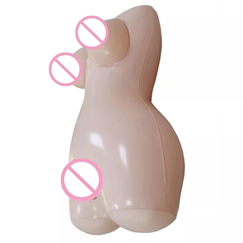 Half Body Inflatable Sex Dolls Males Masturbator Holder Big Ass Handfree Portable Sex Toys for Mens Masturbation Adult Toys