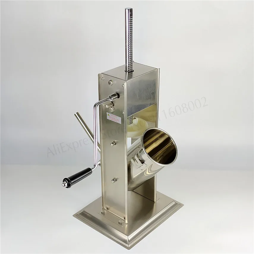 Churro, Der Maschine 2L Wurst Stuffer Füllstoff Wurst Salami Maker Manuelle Churrera Extruder Maschine Edelstahl 3 Optionen
