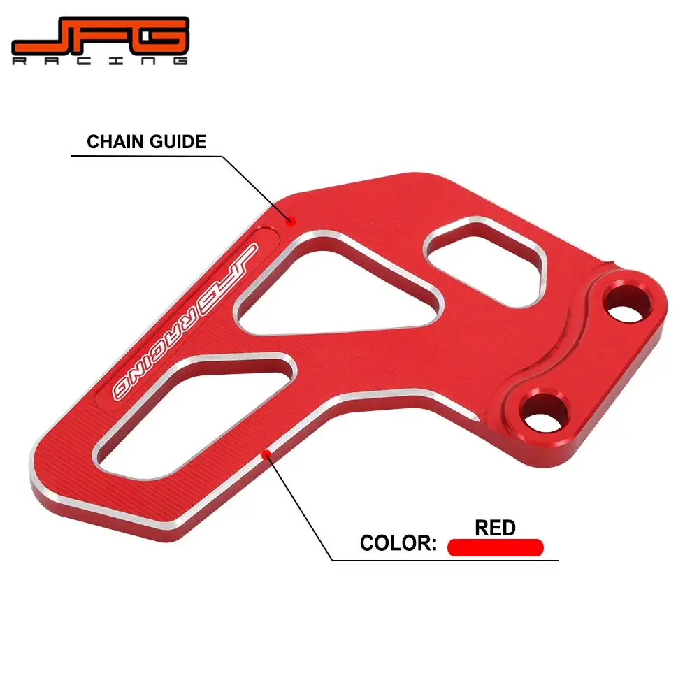 Motorcycle CNC Aluminum Chain Guide Guard For HONDA XR100R XR80R 1985-2003 CRF100F CRF80F 2004 2005 2006 2007 2008 2009-2013