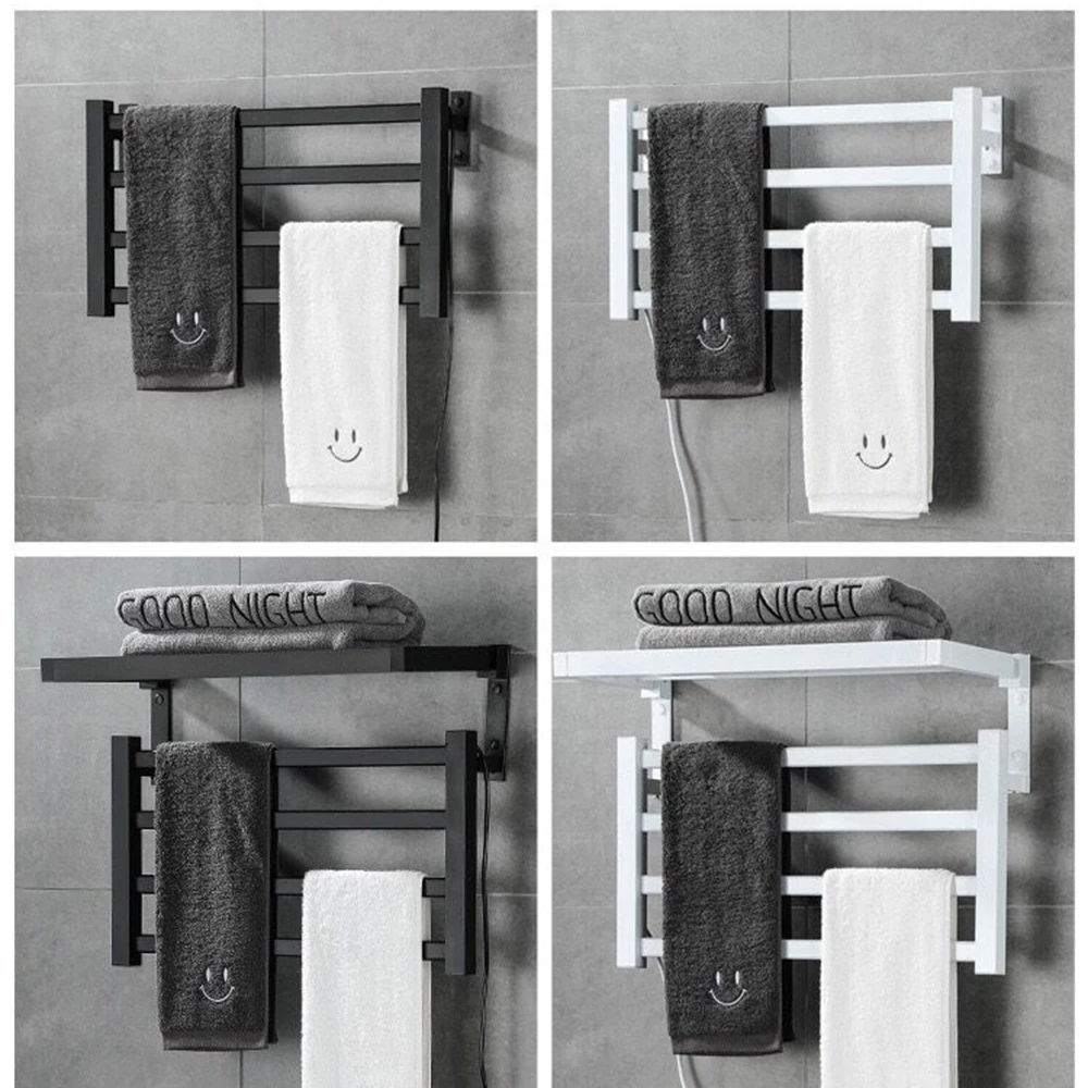 Handuk Mandi Listrik Pemanas Yang Hangat Rak Handuk Rak Pengering Handuk Rak Handuk Listrik Dipanaskan untuk Kamar Mandi