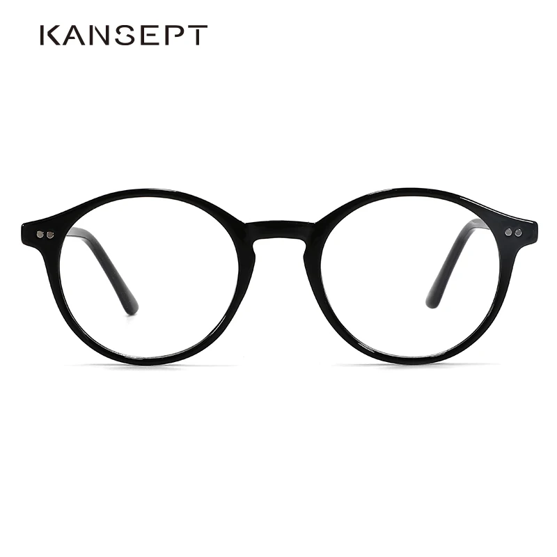 

KANSEPT Glasses Frame Women/Men Fashion Computer Optical Myopia Circle Eyeglasses Frame for Narrow Face CP1007