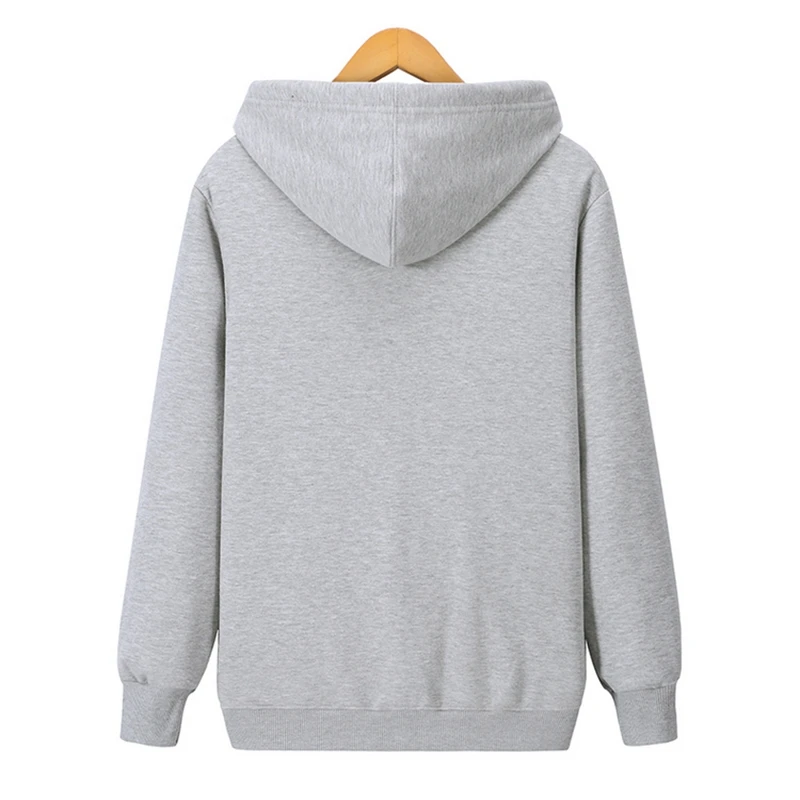 Women\'s Velvet Loose Hooded Sweatshirt, Zipper Pocket, Large Size, 4XL-8XL, bust 140cm