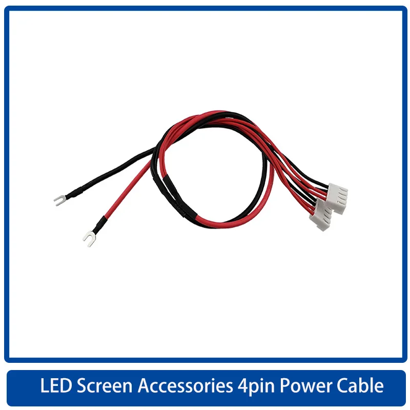 

10Pcs/lot 4PIN 1 Drive 2 Power Cable /Power Wire for Two LED Display Module, 50cm/70cm Full color LED Screen Accessories