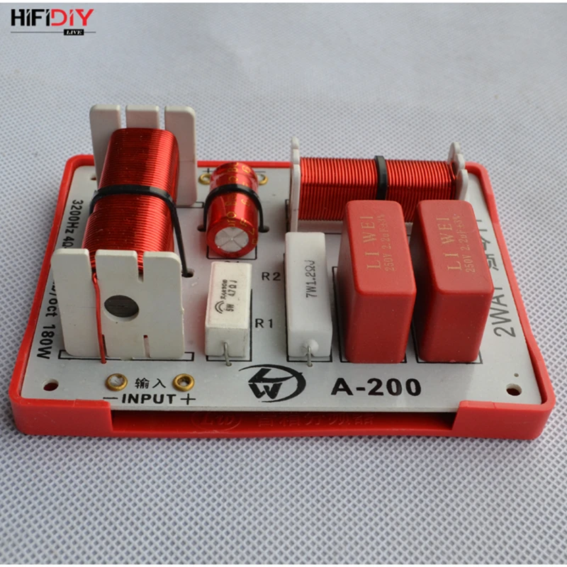 HIFIDIY LIVE A-200 2 Way 2 speaker tweeter + bass  Unit HiFi home Speakers audio  Frequency Divider Crossover Filters
