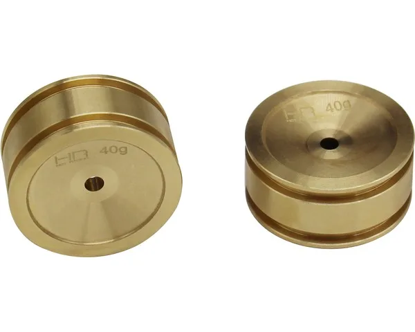 Hot Racing machined billet Brass wheels for 1/24 Axial SCX 24