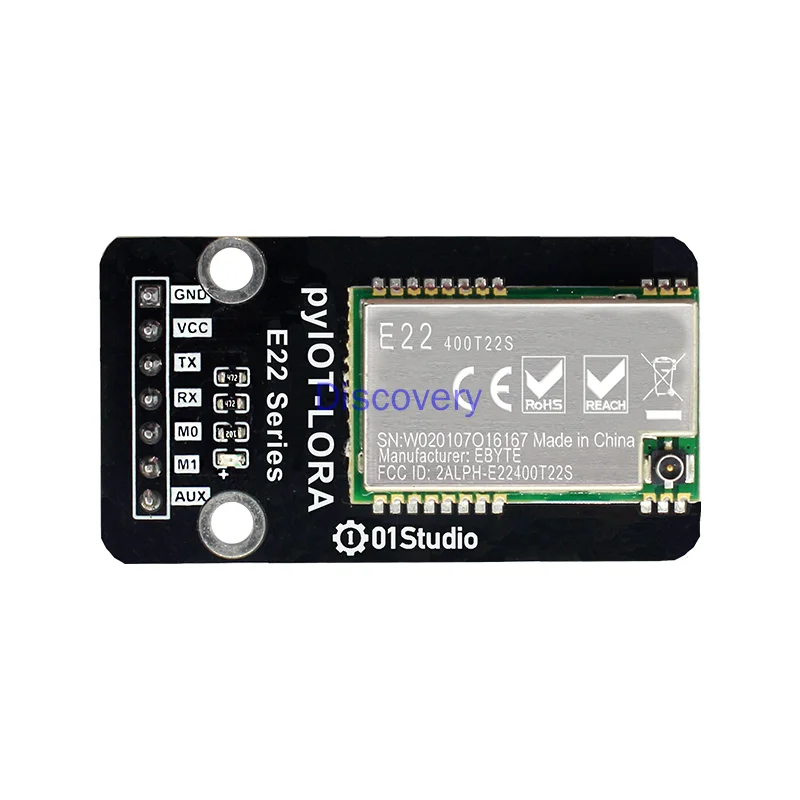 PyIOT-módulo inalámbrico LORA, módulo de comunicación de 433M, relé de red, desarrollo de programación de MicroPython