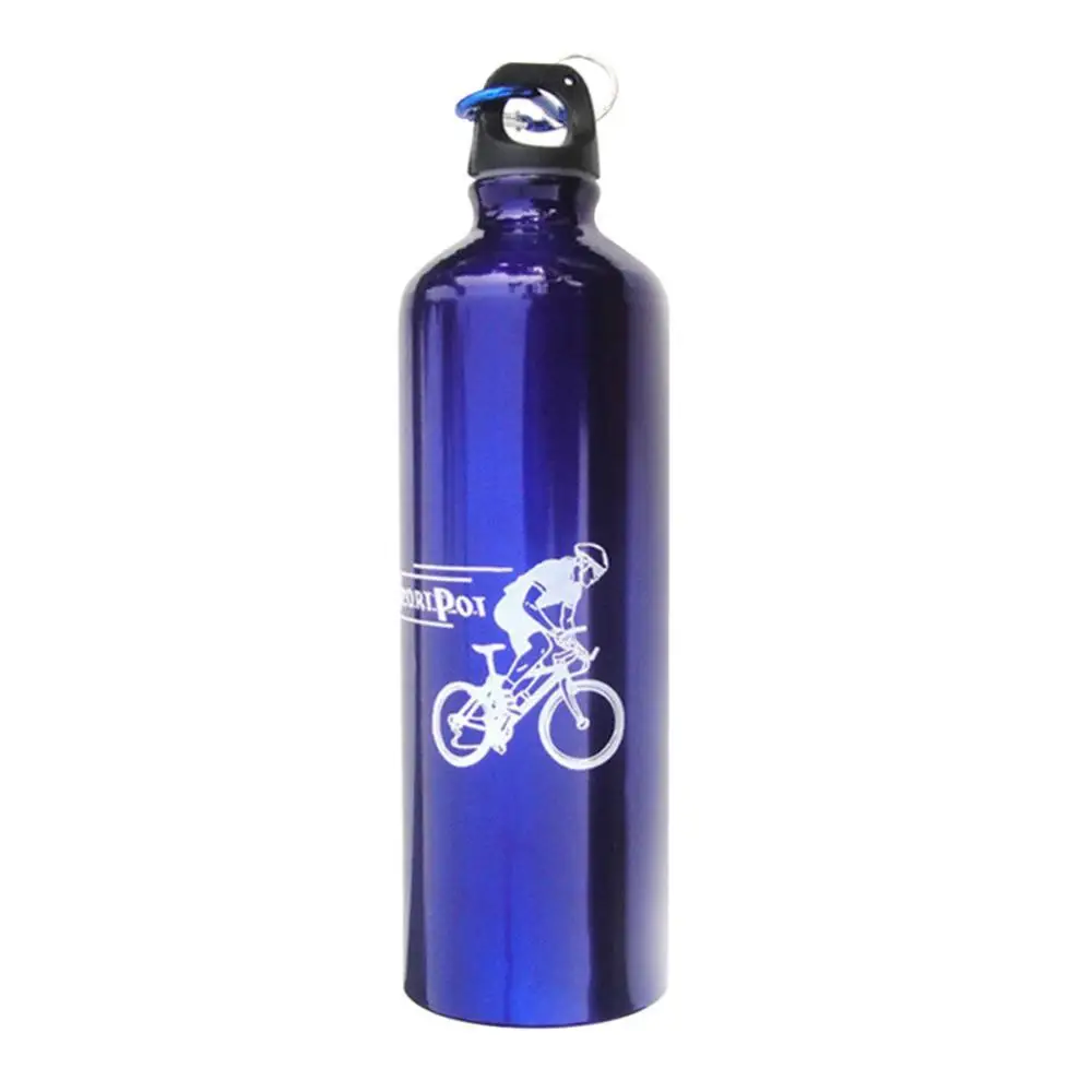 750ml Bicycle Water Bottle Portable Outdoor Sports Cycling Camping Aluminium Alloy Sports Water Bottle Drink Cup Drinkware