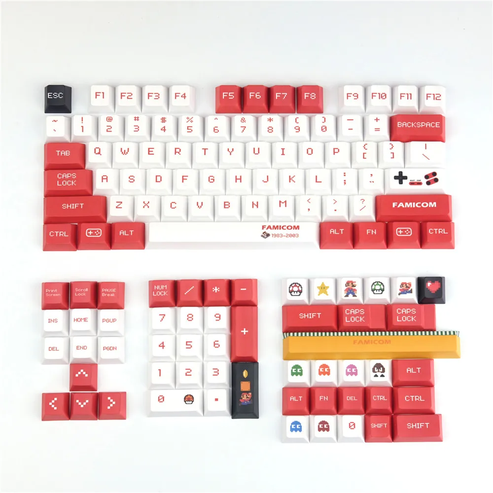 

Anime Keycaps PBT Sublimation Cherry Profile Key Cap Personality Animation Compatible with 60/64/104 Mechanical Keyboard Keycap