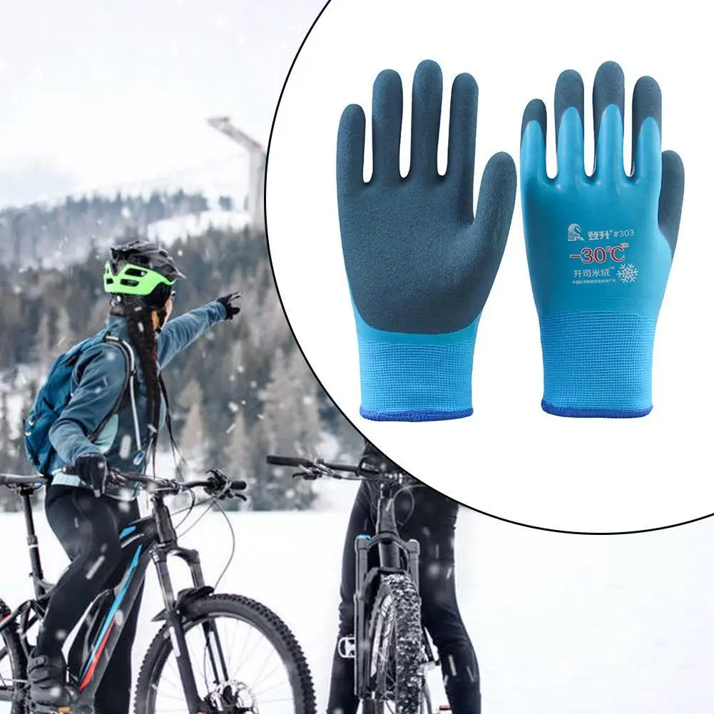 Outdoor Winter Gloves Waterproof Thermal Fleece Lined Resistant Screen Non-slip Motorbike Riding Work Gloves Waterproof Gloves