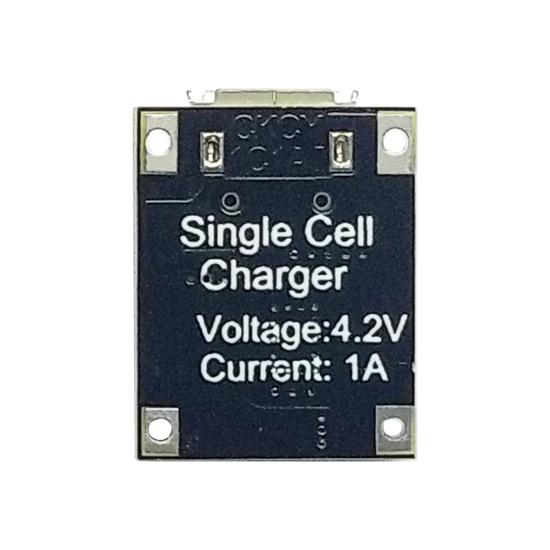 TP4056 1A شحن وحدة المصغّر USB خلية واحدة 3.7 فولت 18650 شاحن بطارية ليثيوم مجلس امدادات الطاقة حماية التيار الزائد