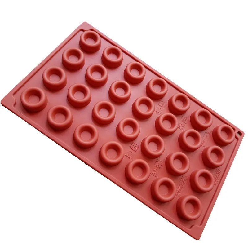 1pc Donuts Silicone Mold 6/18/28 Cavity Kitchen Accessories Baking Tool Chocolate Pastry Cake Molds Cake Decoration Baking Tray