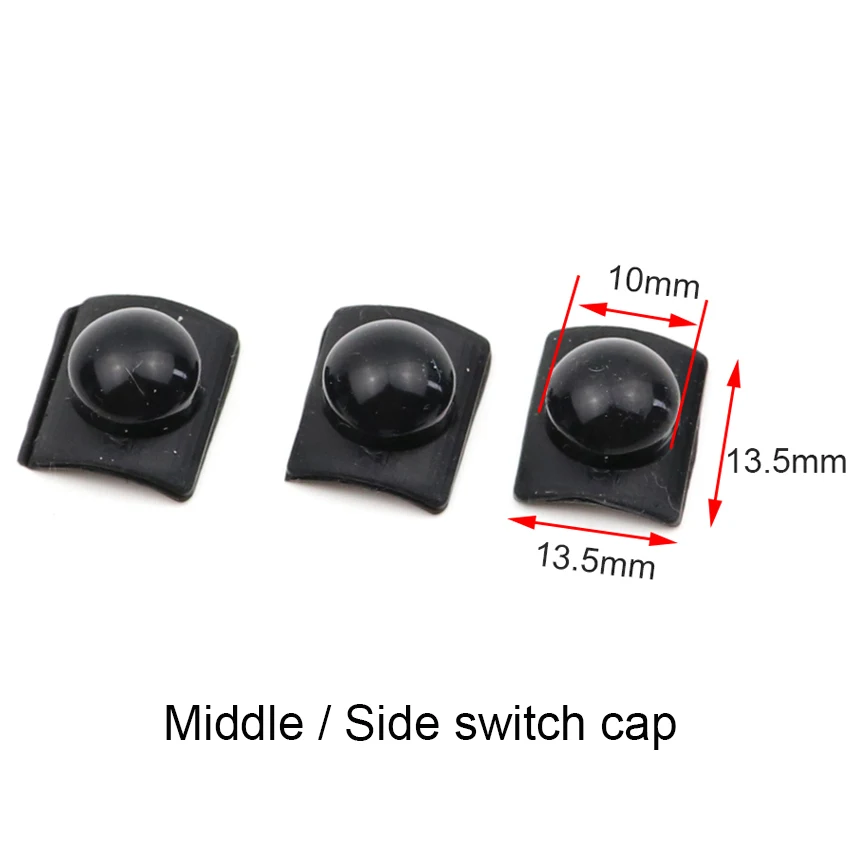 13.5mm Strong Light Flashlight Button Rubber Switch Cap Rechargeable Electric Torch Switch Seal Cap Waterproof 3 Pieces