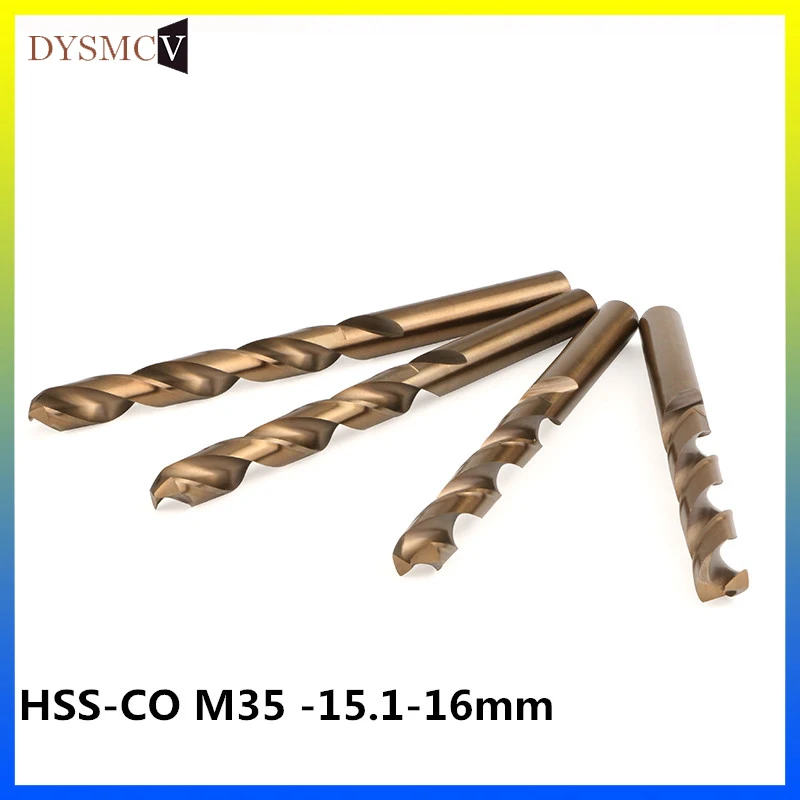 16.1, 16.2, 16.3, 16.4, 16.5, 16.6, 16.7, 16.8, 16.9 17mm HSS-CO M35 dobrej jakości, wysoki koszt z wiertła kręte dla tokarka CNC
