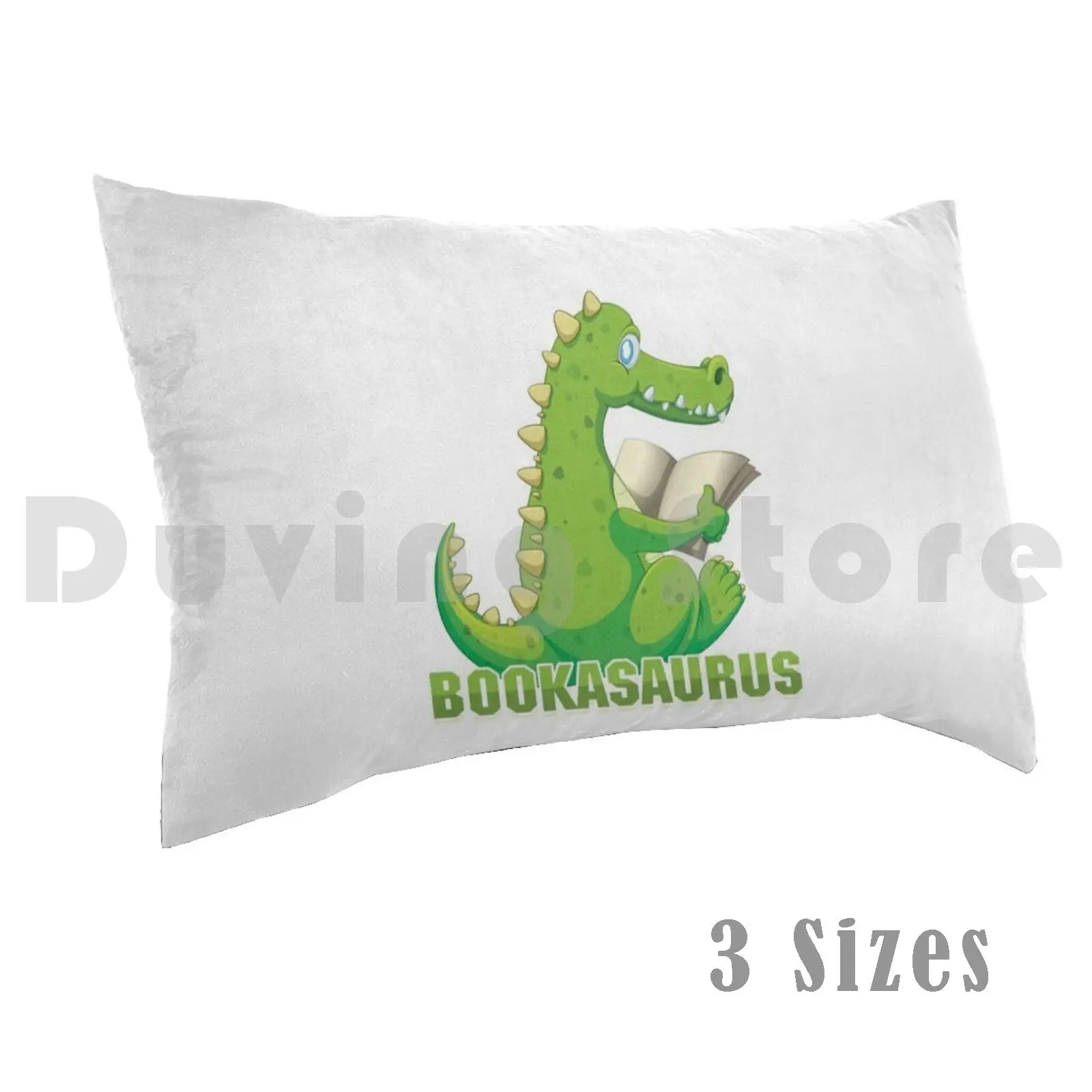 Cute Book Lover Bookworm Bookish Dinosaur Bookasaurus T RexPillow case Book Lover Librarian Novel