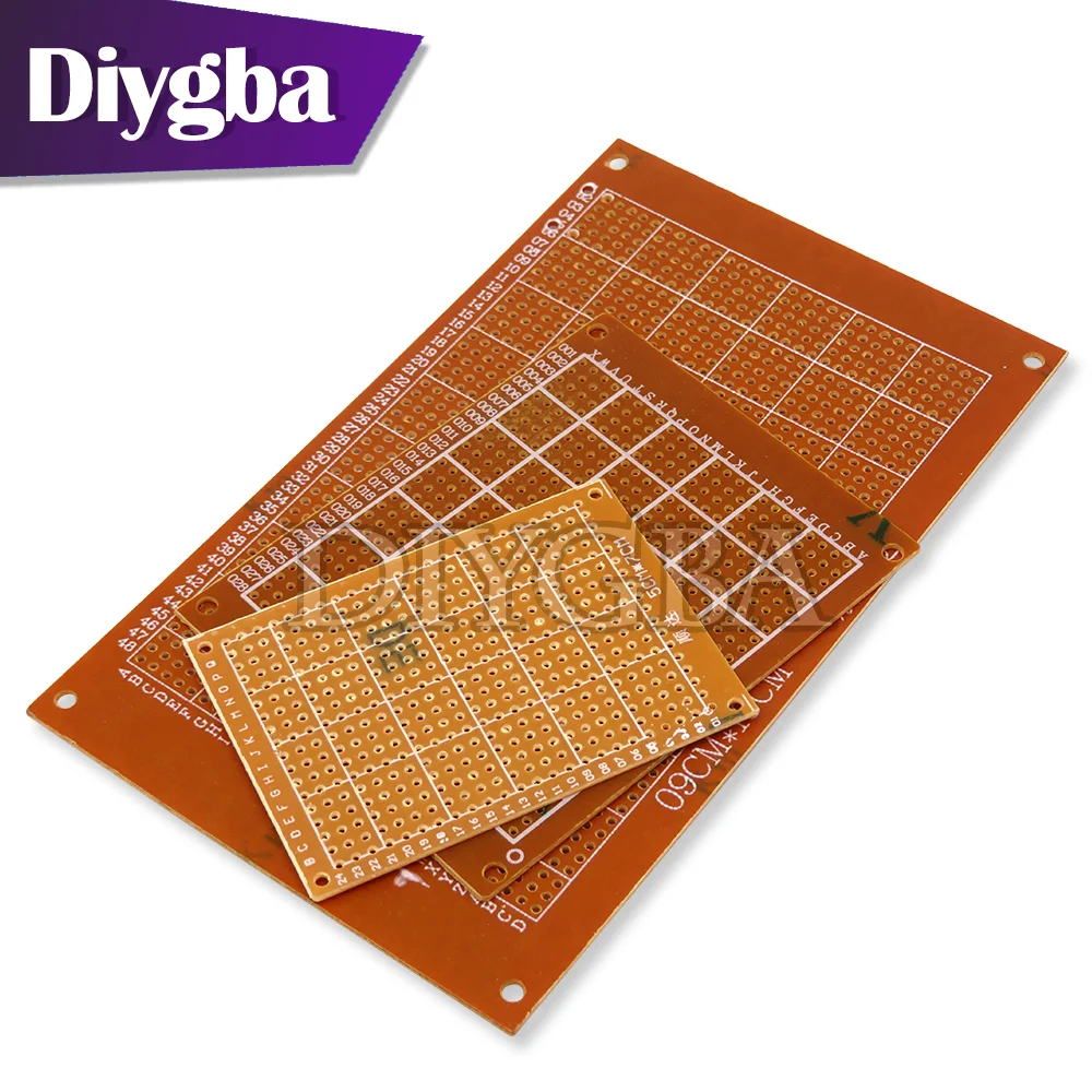 2PCS 5*7cm 7*9cm 9*15cm Bakelite Circuit Experiment PCB Board 2.54MM Universal Board 5x7 7x9 9x15