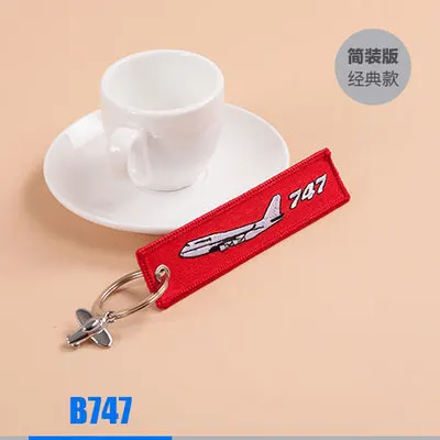 ボーイング737 747 757 767 777 787刺繍トラベルラゲッジバッグタグ