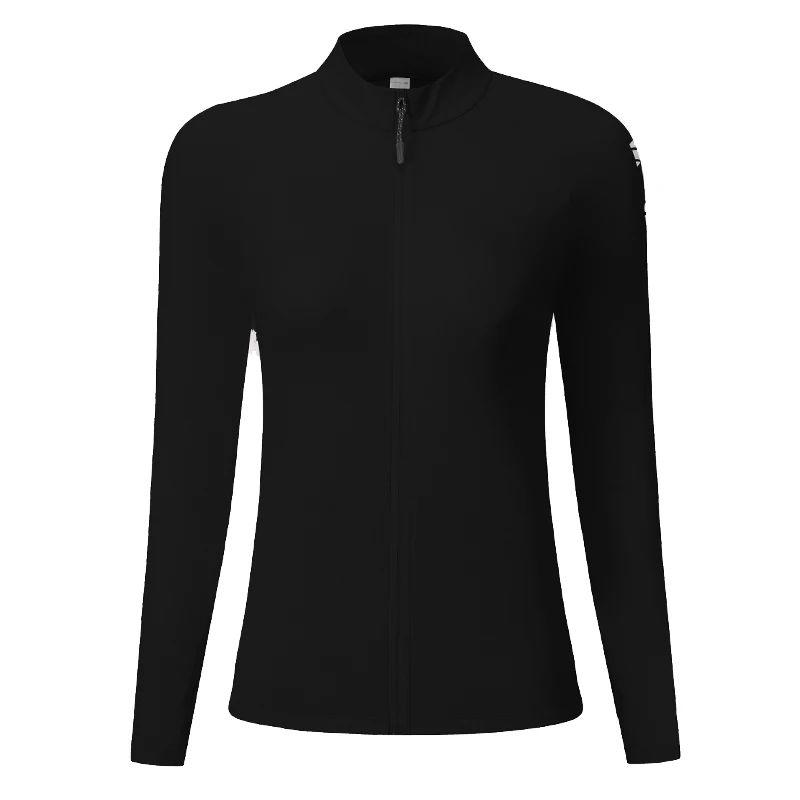 Women Running Jackets Zipper Slim Sports Fitness Jersey Traning Workout Active Wear Long Sleeve Yoga Thin Feminine Shirts