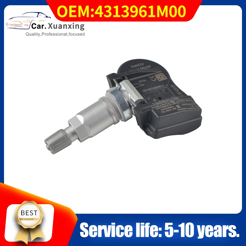 

4313961M00 TPMS Tire Pressure Sensor Monitoring System 433Mhz For 2013-2020 SUZUKI JIMNY SWIFT SX-4