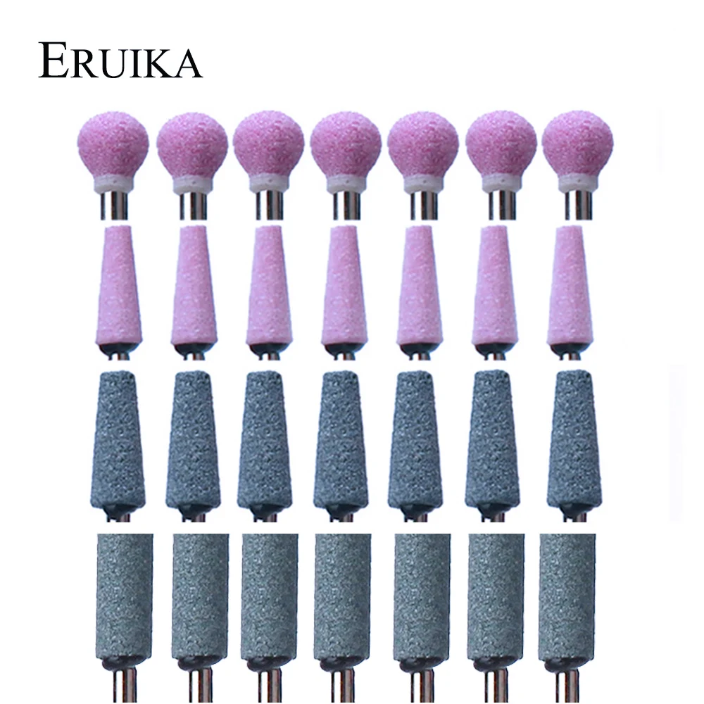 7pcs  Corundum Milling Cutter Nail Drill Bit Rotary Manicure Gel Dead Skin Remove Apparatus for Nail File Nail Tools