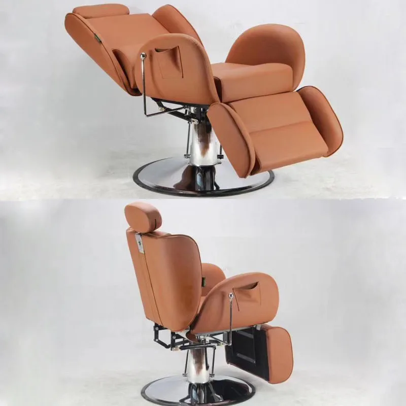 

High-end beauty salon chair hair care clubl hair salon special barber shop cutting, dyeing and shaving can be put down chair