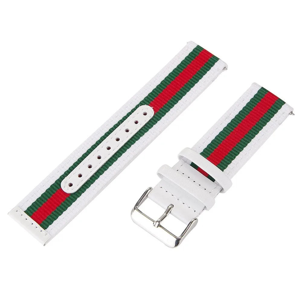 22mm couro genuíno náilon pulseira de relógio para ticwatch pro e2 s2 gtx pro3 pro 2020 pro 4g relógio inteligente substituição banda de pulso