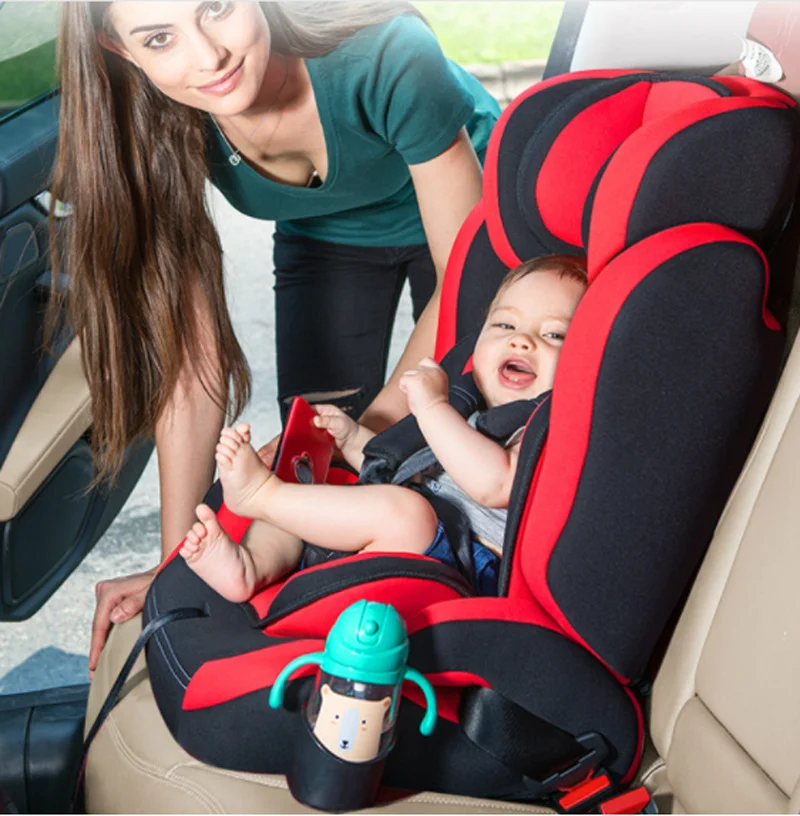 Carmind Car Safety Seat Baby Sitting Chair Safety Seat Isofix Hard Interface Adjustable Sitting Lying Kids Booster Seat