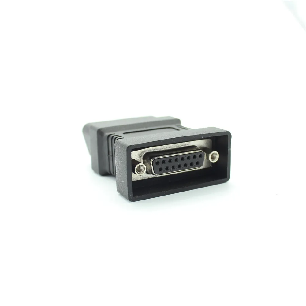 Acheheng  OBDII 16pin Interface To DB15 Adapter for Autoboss V30 Elite Car Scanner 16 Pin Obd2 Plug To DB 15PIN Port Connector