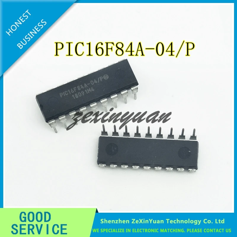 

1PCS PIC16F84A-04/P PIC16F84A DIP-18 8-Bit Microcontroller