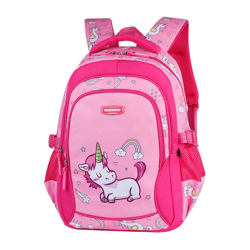 Children Cartoon School Backpack For Girls Pink Bookbag Cute Anime Backpacks Kids Primary Schoolbag Travel Bag Teenage Mochila
