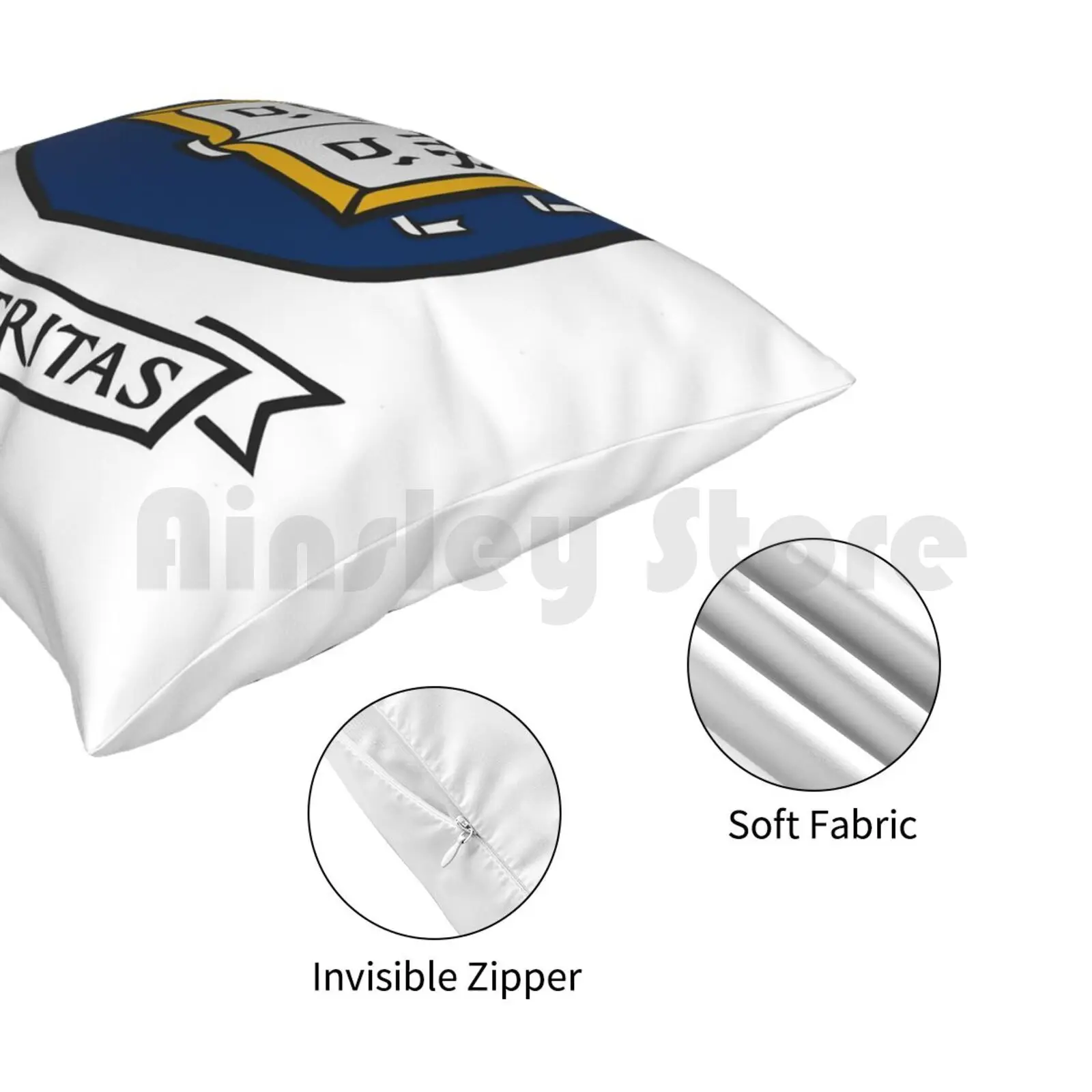 Yale University Pillow Case Printed Home Soft DIY Pillow Cover Yale University College College Student School Smart Navy view 4