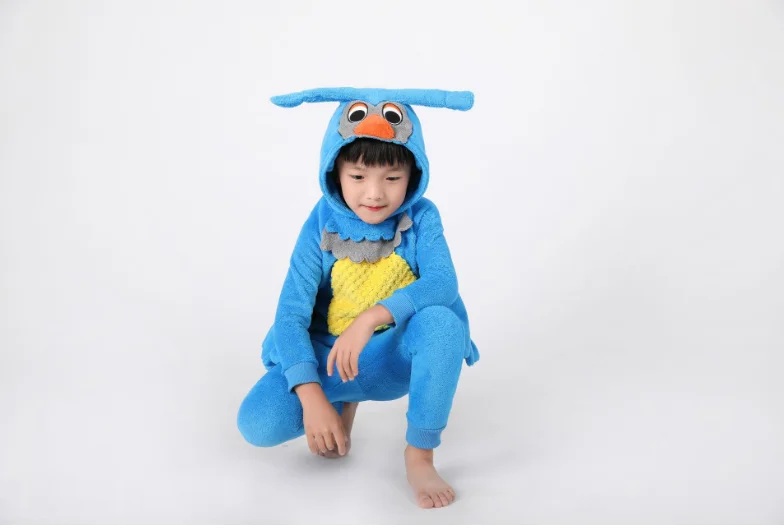 Kigurumi Onesies-Pijama de dibujos animados para niños, traje de búho bonito, ropa para el hogar, Disfraces de halloween, Mono