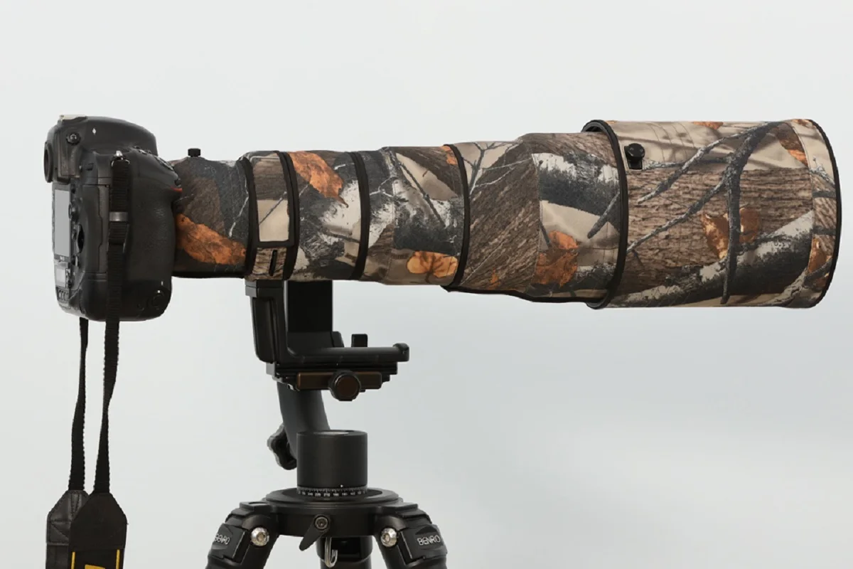 Imagem -04 - Rolanpro Lente Capa para Nikon Af-s 500 mm f 4g ed vr i e ii Lente de Camuflagem de Náilon Roupas Capa de Chuva Lente Manga Armas Case