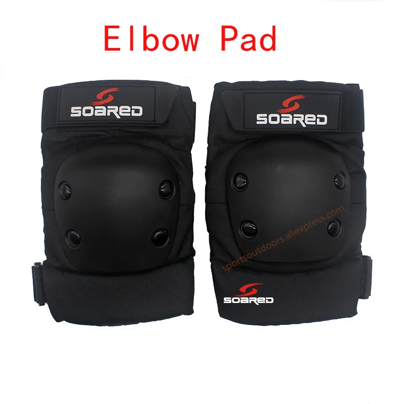 Professional High Quality Thicken 2pcs Ski Snowboard Roller Skating Thicken Knee Guard Elbow Protector Brace Pad Black S M L