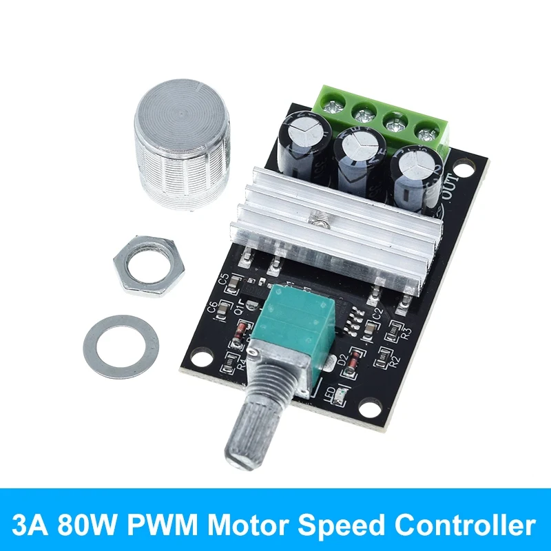 DC 1,8 V-35 V 2A 3A 5A 10A 30W 80W 90W PWM Motor Drehzahlregler Niederspannung Motor Drehzahlregler PWM Einstellbares Antriebsmodul – Detail 13